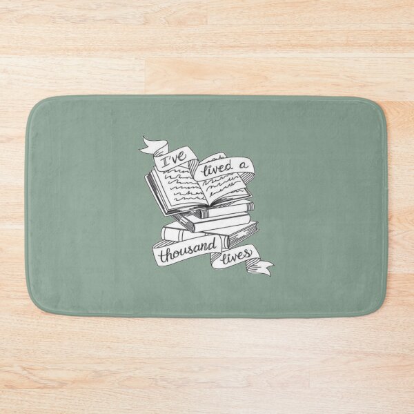 Item preview, 'I've Lived A Thousand Lives' Book Quote  designed and sold by MissMiaGrl.