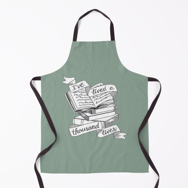 Item preview, 'I've Lived A Thousand Lives' Book Quote  designed and sold by MissMiaGrl.