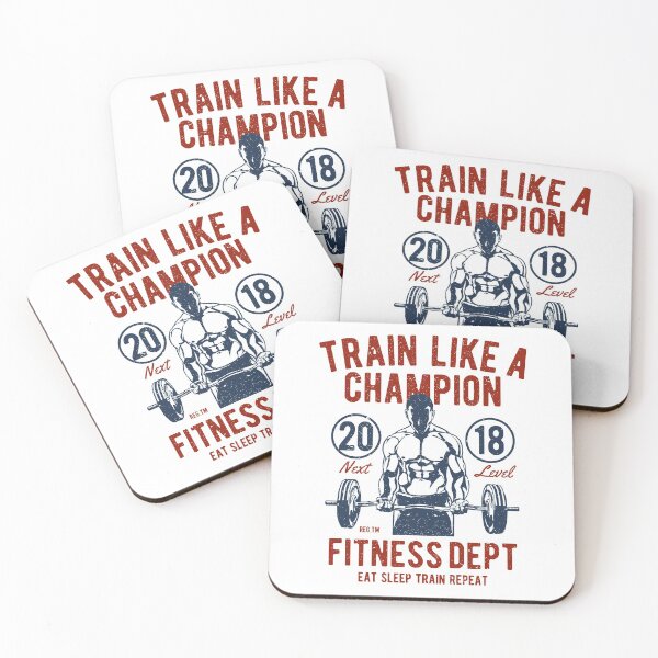 Item preview, Train Like A Champion. Eat, Sleep, Train, Repeat. designed and sold by wkyip79.