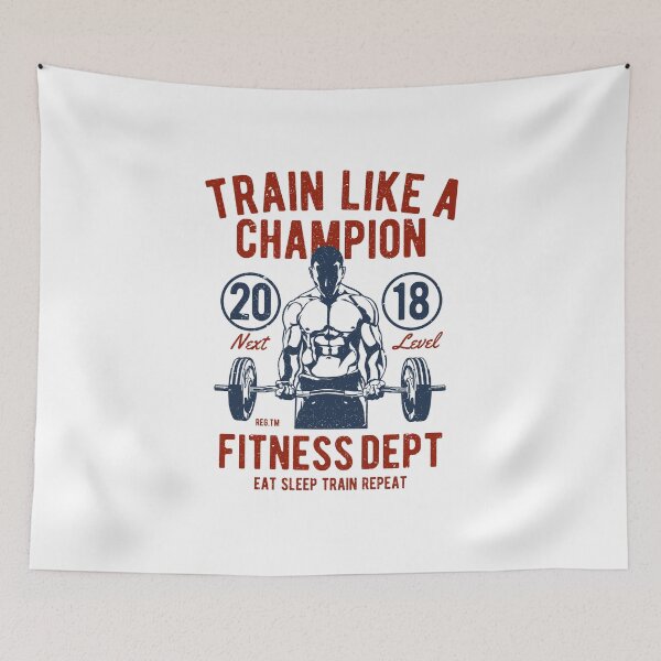 Item preview, Train Like A Champion. Eat, Sleep, Train, Repeat. designed and sold by wkyip79.