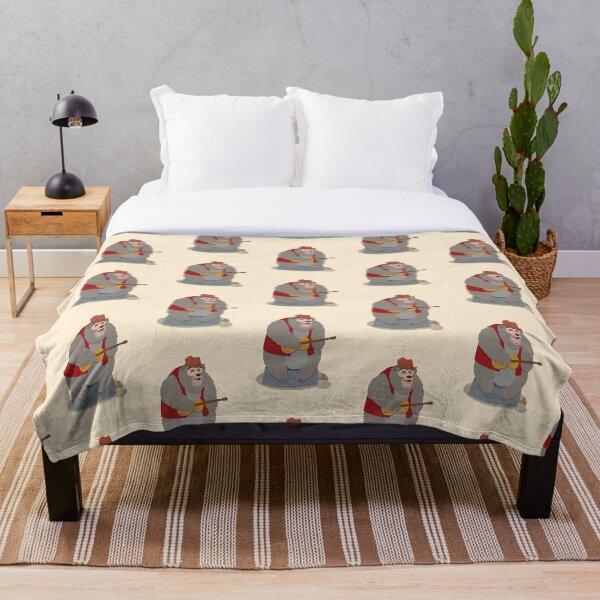 Big Al, The Country Bear Throw Blanket