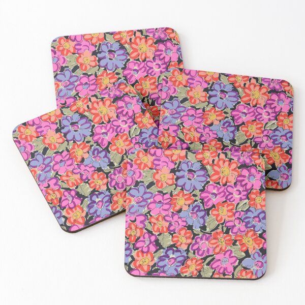 Item preview, Retro Multicolor Floral designed and sold by Leslie Rogers Todder.