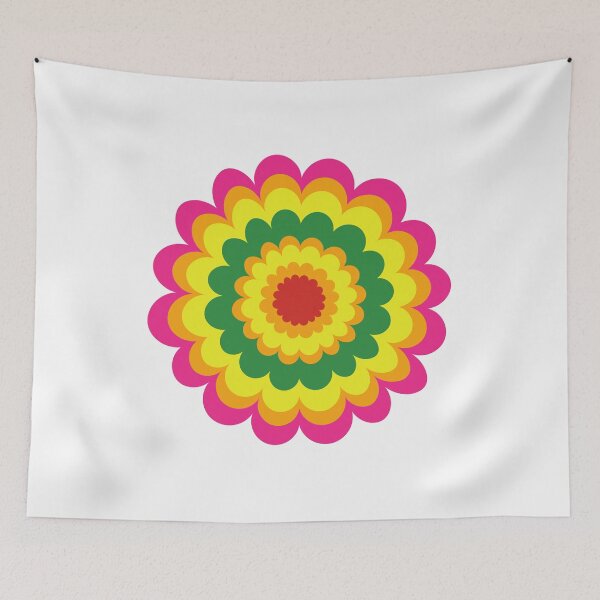 Item preview, Bib flower rainbow (w) designed and sold by hillarymoore06.