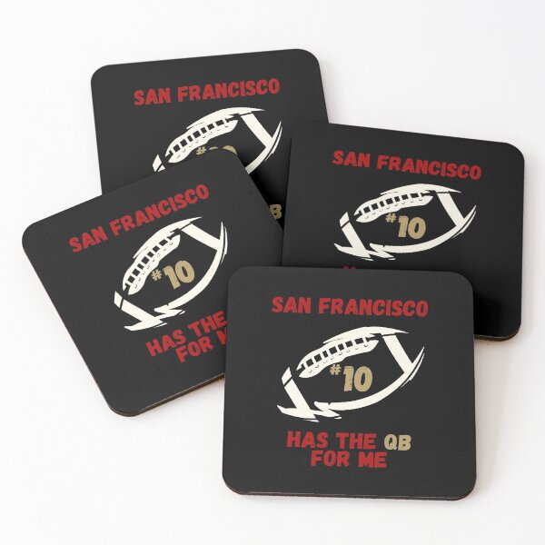 Item preview, San Francisco Has the QB for Me #10 Football designed and sold by Boo-da-chay.