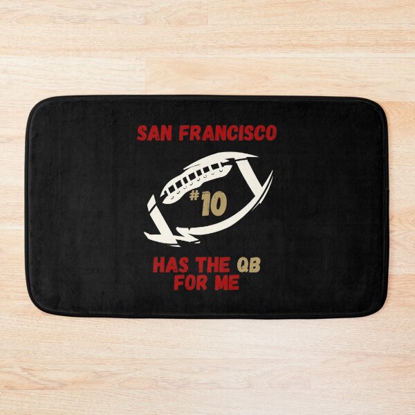 Item preview, San Francisco Has the QB for Me #10 Football designed and sold by Boo-da-chay.