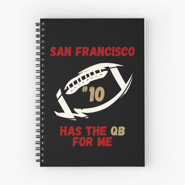 Item preview, San Francisco Has the QB for Me #10 Football designed and sold by Boo-da-chay.