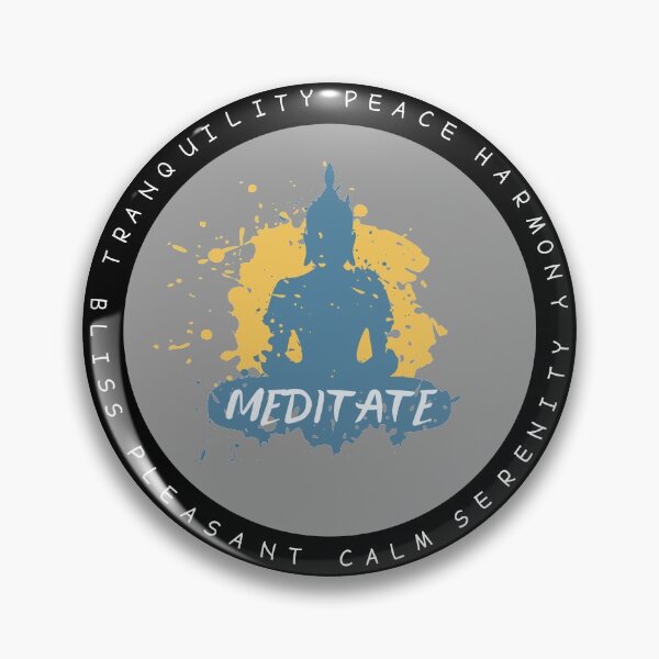 Item preview, Get Meditated! Black Selection designed and sold by Intuitive Engines Apparel Co..