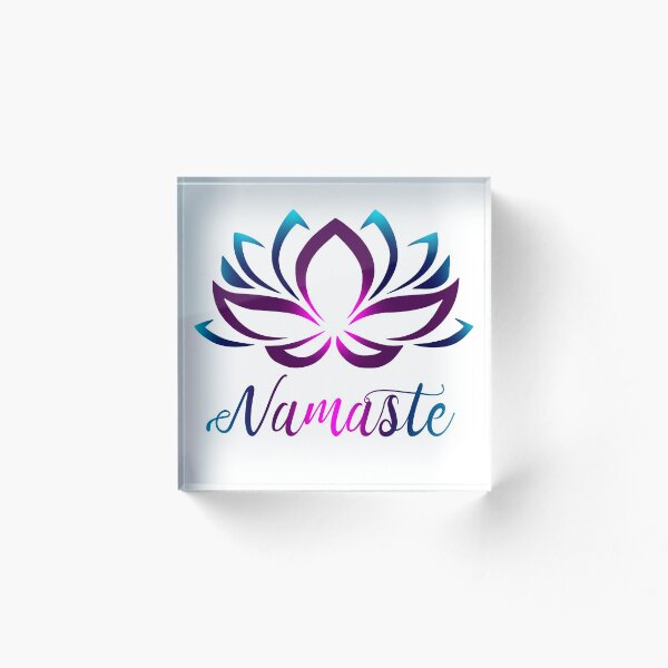 Item preview, Namaste Yoga Calm Good Vibes designed and sold by ThinkViolet.
