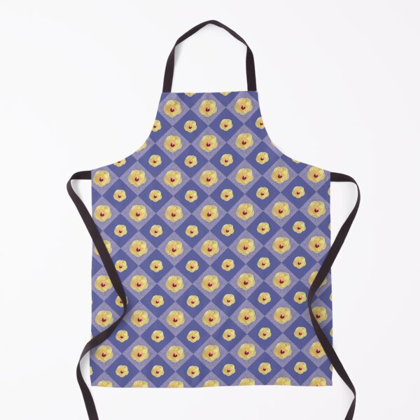 Item preview, Yellow Single Hibiscus with Red Centre on Purple designed and sold by STHogan.