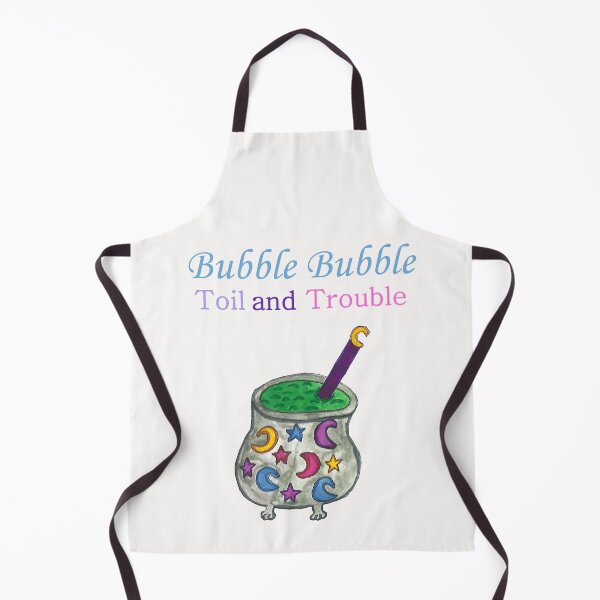 Item preview, Pastel Bubble Bubble Toil and Trouble with Witch Calderon designed and sold by ArtsyRabbit.
