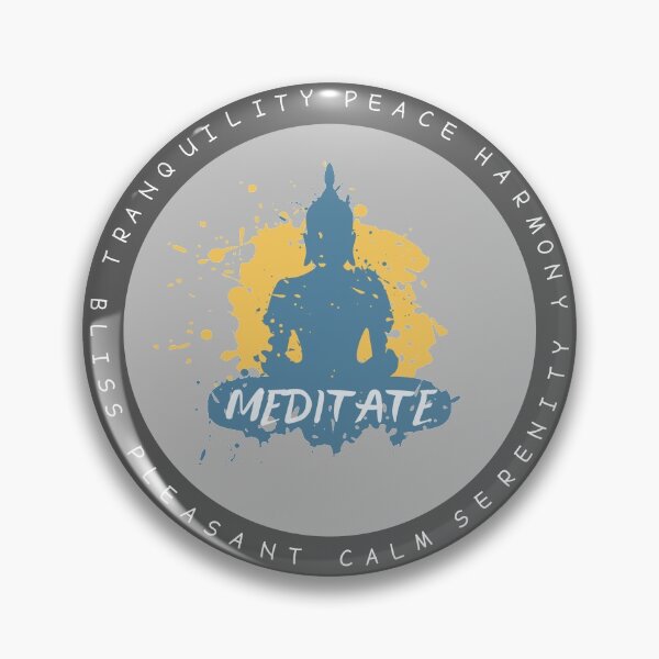 Item preview, Get Meditated! Dark Grey Selection designed and sold by Intuitive Engines Apparel Co..