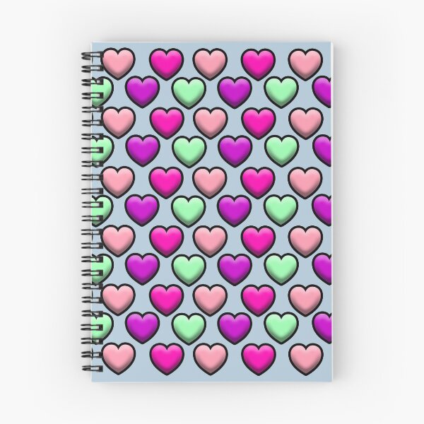 Item preview, Multicolored heart pattern design on gray background designed and sold by Stéphane  Thirion.