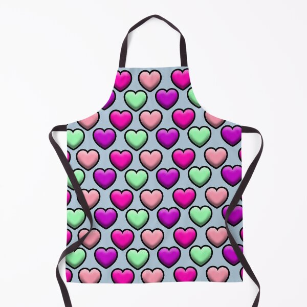 Item preview, Multicolored heart pattern design on gray background designed and sold by Stéphane  Thirion.