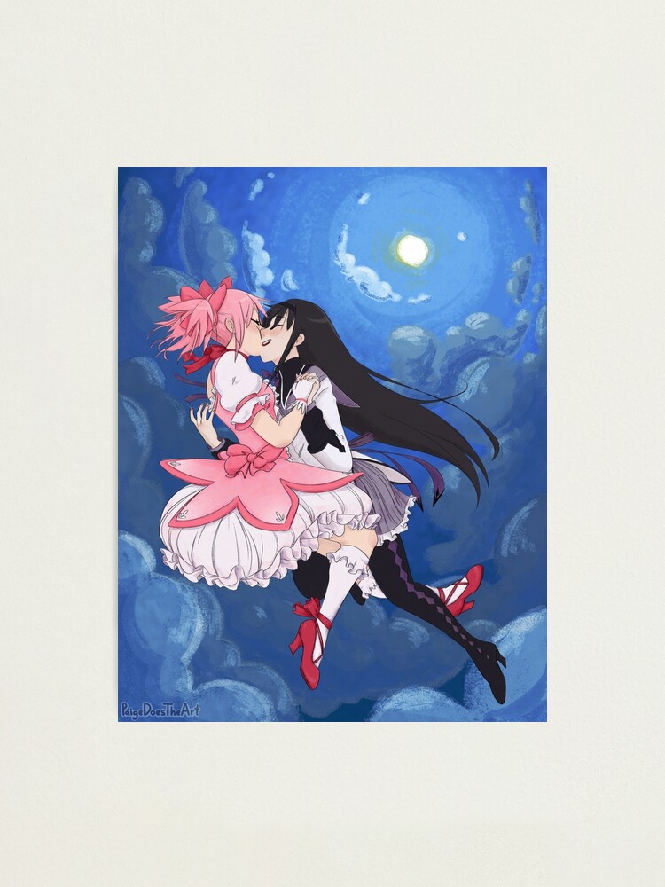 Alternate view of Madoka Magica Madoka and Homura full Photographic Print