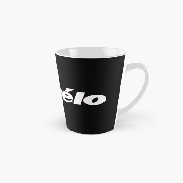 Cervelo - cycling brand, classic logo, simple, modernist. White graphic. Tall Mug