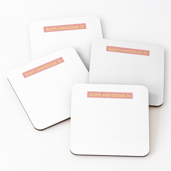 Item preview, Don't Overthink It Peach Summer Inspire designed and sold by sharedipmemes.