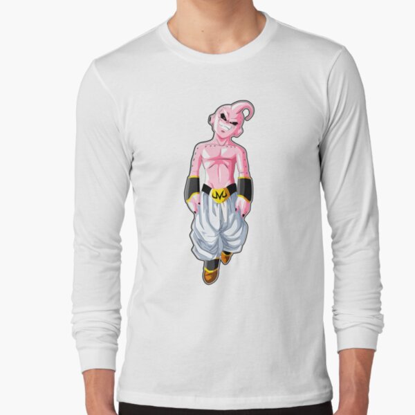 Camiseta T-Shirt Dragon Ball Majin Boo Versão Magro Algodão - Branco