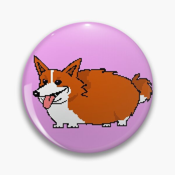 Aperçu de l'œuvre Fat Pembroke Welsh Corgi en pixels créée et vendue par TeodoraM.