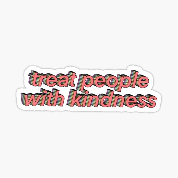 Item preview, Treat People With Kindness Rainbow designed and sold by Francesca Sciaccotta.