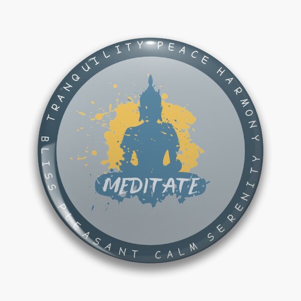 Item preview, Get Meditated! Dark Blue Selection designed and sold by Intuitive Engines Apparel Co..