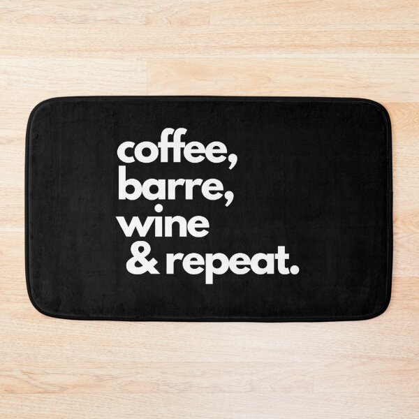 Item preview, Funny Yoga Coffee, Barre, Wine & Repeat Design designed and sold by PareaClothing.