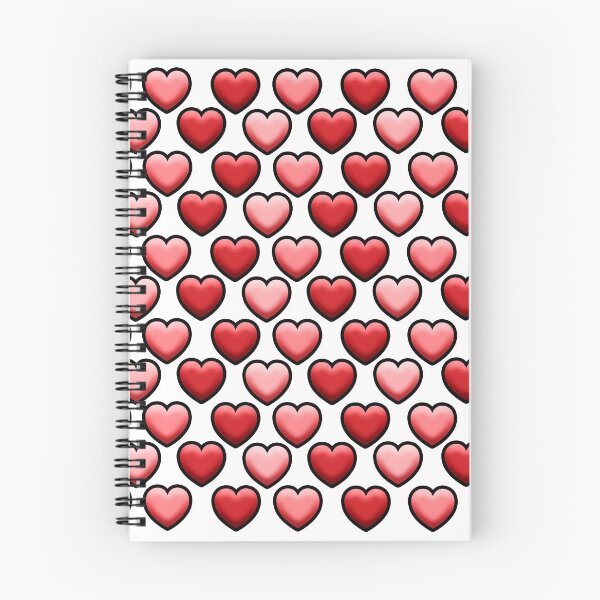 Item preview, Red and pink heart pattern design on white background designed and sold by Stéphane  Thirion.