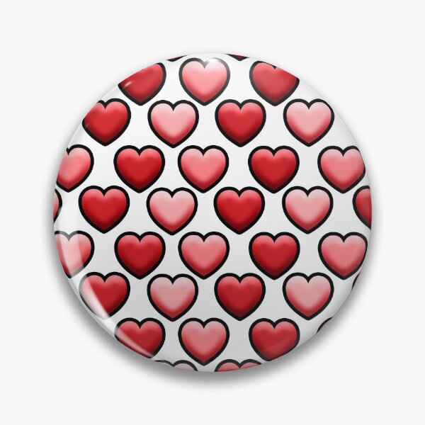 Item preview, Red and pink heart pattern design on white background designed and sold by Stéphane  Thirion.