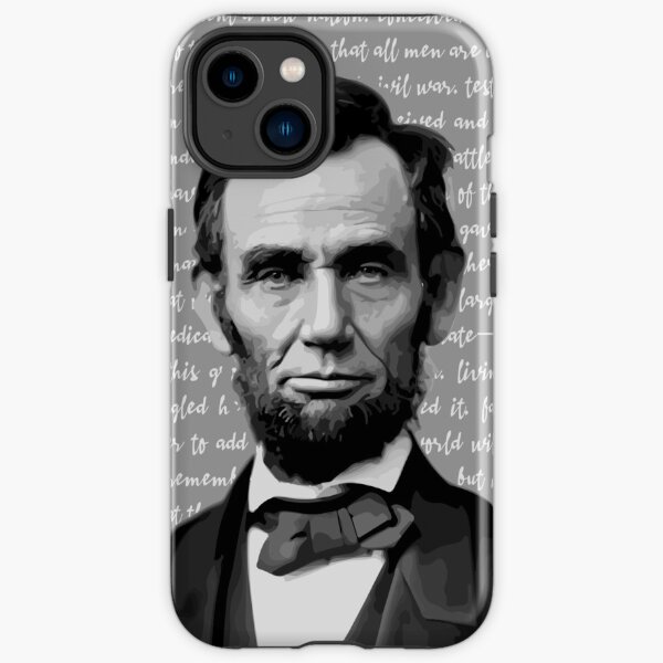 Abraham Lincoln Portrait with Gettysburg Address iPhone Tough Case
