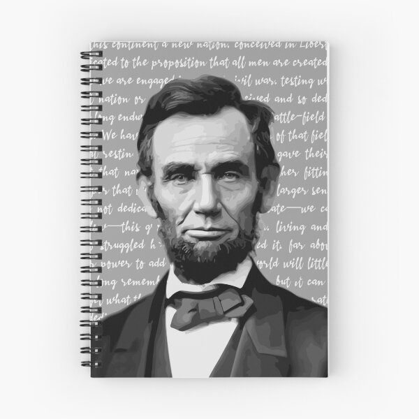 Item preview, Abraham Lincoln Portrait with Gettysburg Address designed and sold by Sarah Lopez.