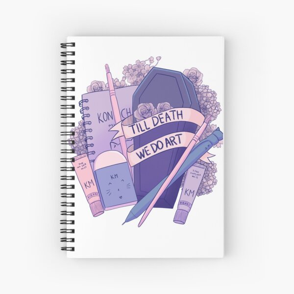 Till death we do art Spiral Notebook