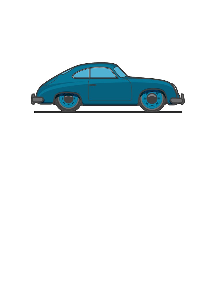 Thumbnail 2 of 2, Kids T-Shirt, #18 Porsche 356 designed and sold by brownjamesdraws.