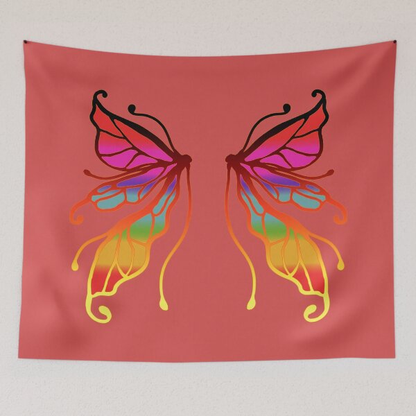 Item preview, Royal Faerie Wings you can wear!!!! (Sunset Rainbow) designed and sold by foxandtigersden.
