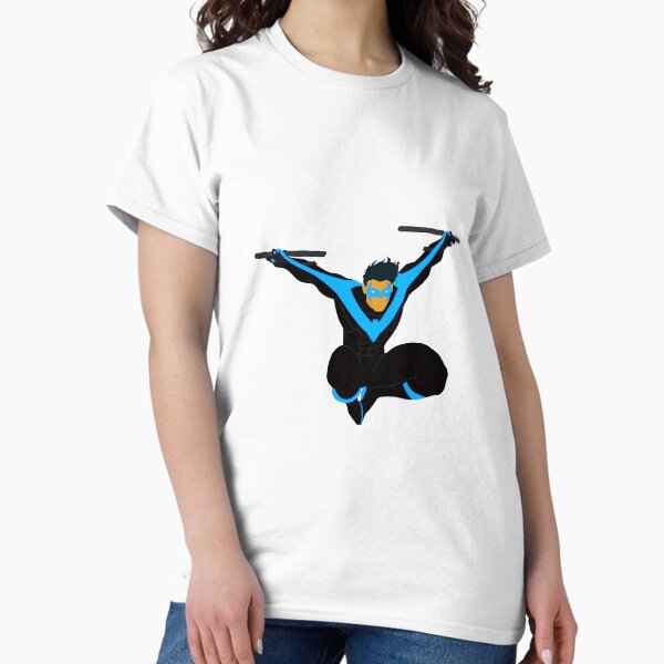 Item preview, Dick Grayson jumping as Nightwing designed and sold by Kaleigh W.
