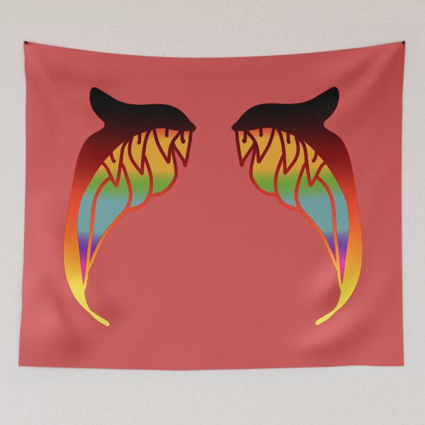 Item preview, Faerie Wings you can wear!!!! (Sunset Rainbow) designed and sold by foxandtigersden.