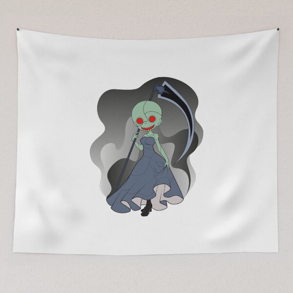 Item preview, cute halloween chibi nightmare grim kawaii reaper zombie smile girl bride gift designed and sold by zerobatt.