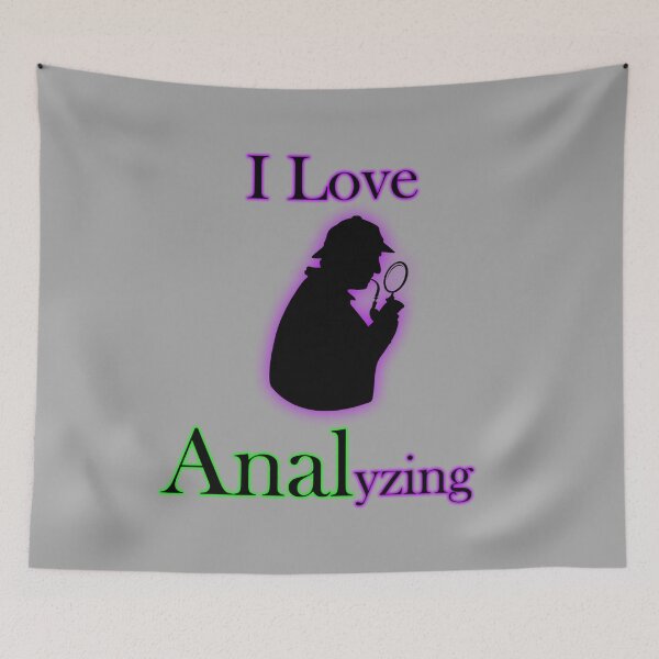 Item preview, I Love ANALyzing A Cool funny Gift Design designed and sold by aventi24.
