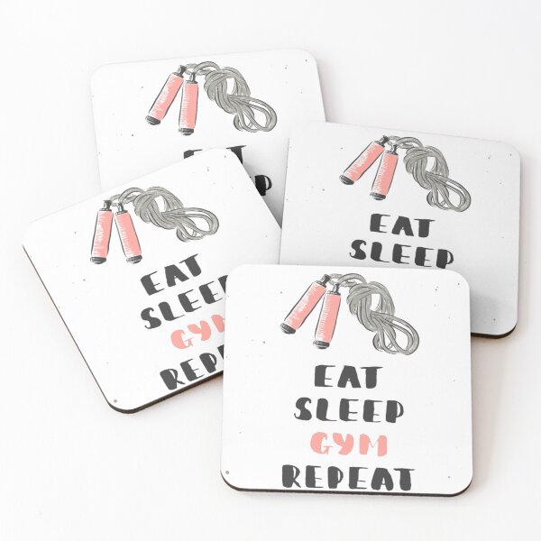 Item preview, eat sleep GYM and repeat  designed and sold by ibtiy123.