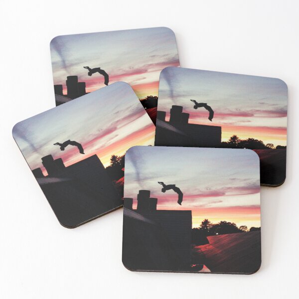 Item preview, Sunset Backflip Photo Portrait designed and sold by Melissablackjpg.