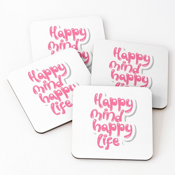 Item preview, happy mind happy life sticker  designed and sold by ibtiy123.