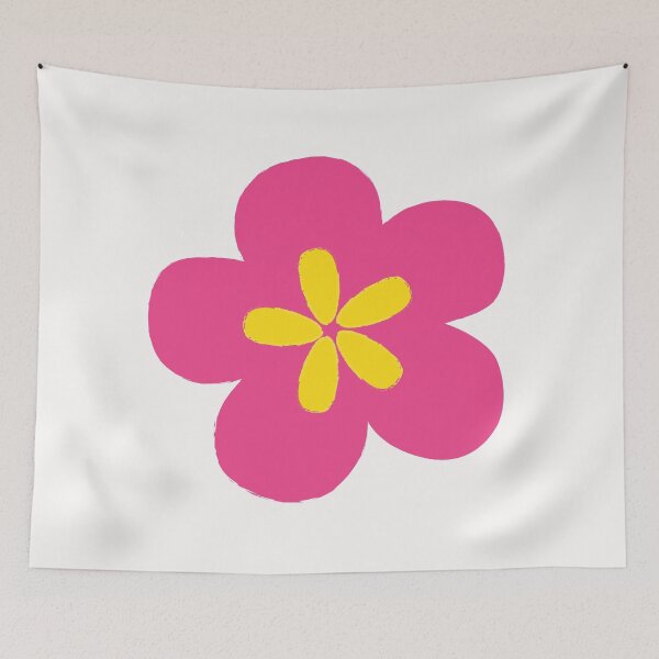 Item preview, Bib flower yellow/pink (b) designed and sold by hillarymoore06.