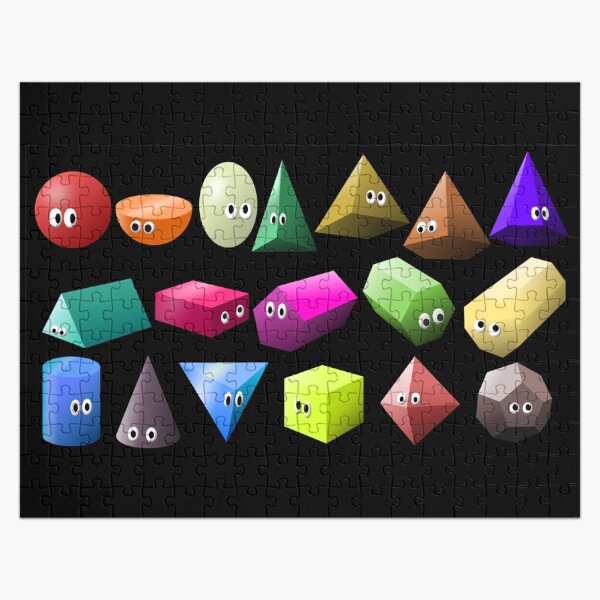 Item preview, 3D Shapes - The Kids' Picture Show designed and sold by KidsPictureShow.