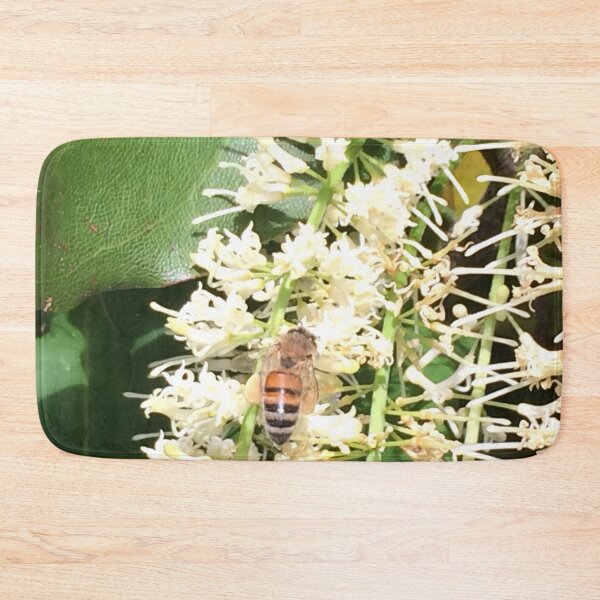 Item preview, Working Bee White Flowers designed and sold by JDMHoney.