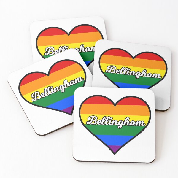 Item preview, Bellingham Washington Gay Pride Heart designed and sold by fearcity.