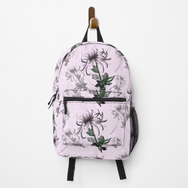 Item preview, Sumi-e watercolor style chrysanthemum pattern designed and sold by CuisineCat.