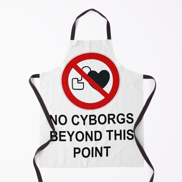 Item preview, No Cyborgs designed and sold by NinjaRooster.