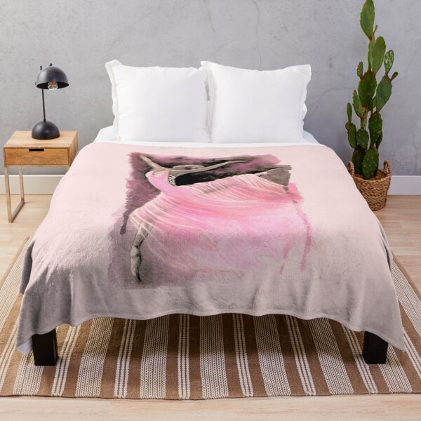 Artikelvorschau, Ballerina Rosa und Grau Aquarell Malerei V entworfen und verkauft von GittaG74.