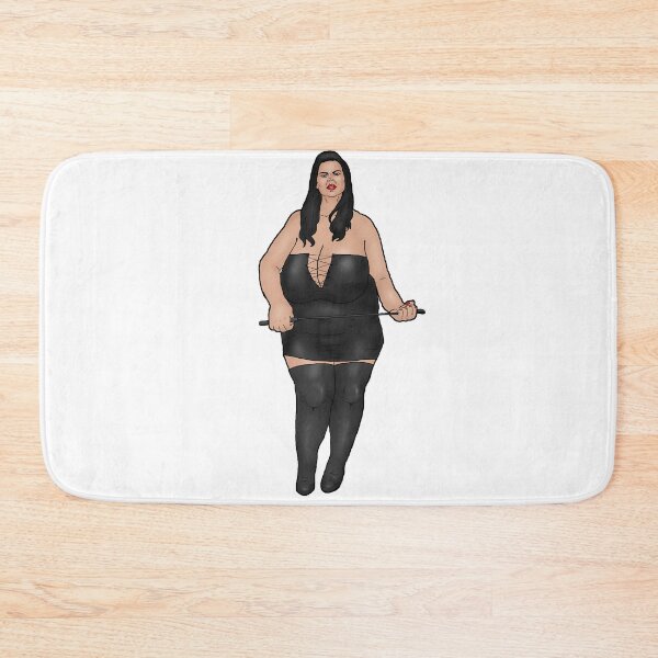 Item preview, strict BBW dominatrix with very large breasts designed and sold by PinUpsandPulp.