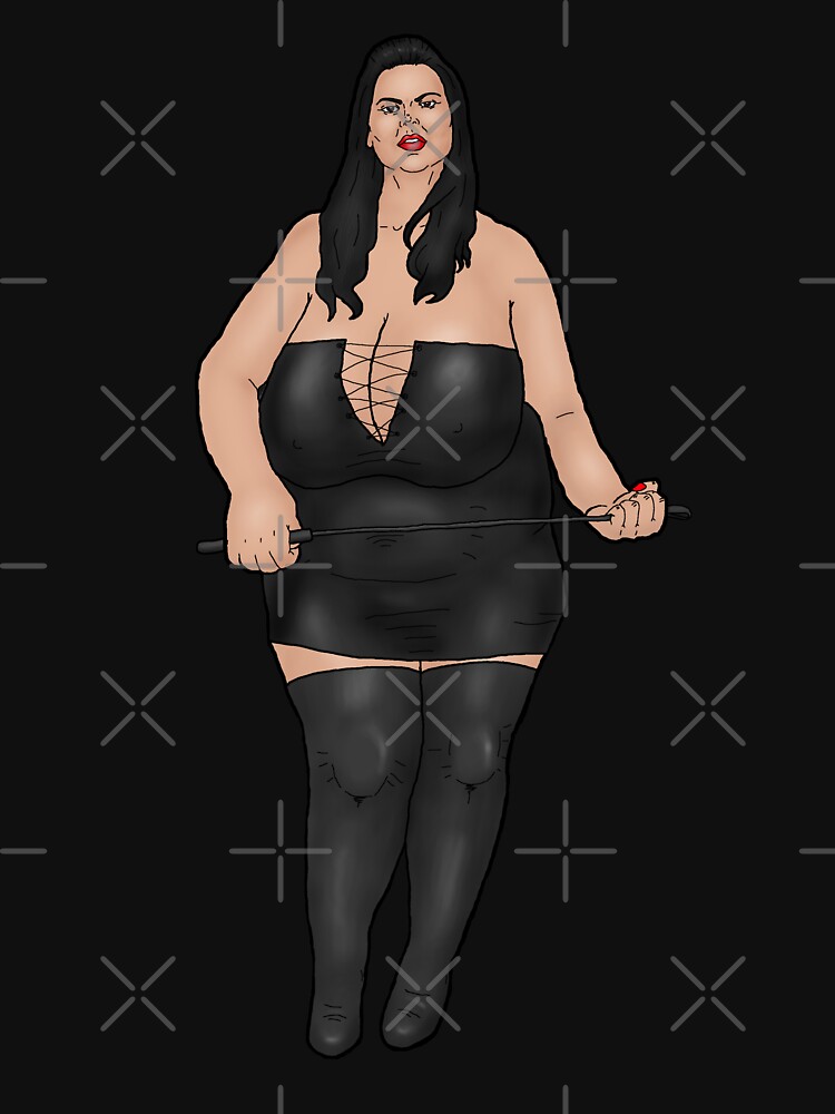 strict BBW dominatrix with very large breasts Lightweight