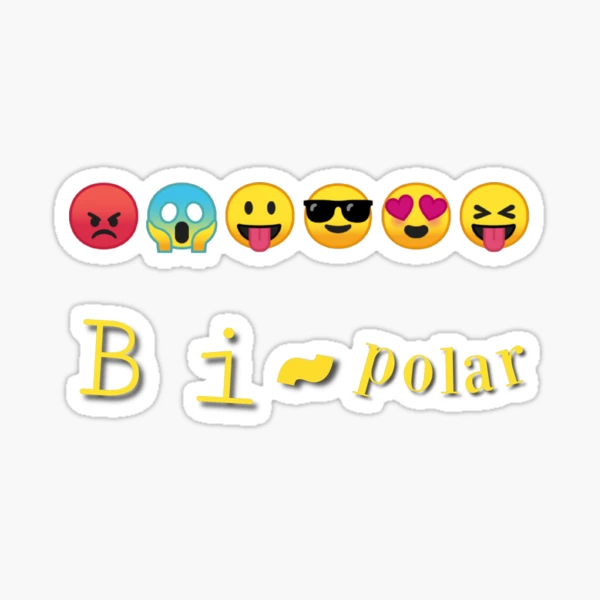 3d meme of a bipolar emoji