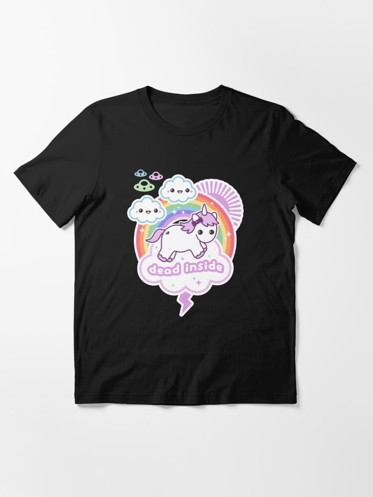 "Pastel Goth Dead Inside Unicorn" T-shirt For Sale By Sugarhai ...